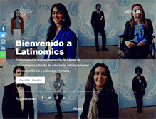 Tablet Screenshot of latinomics.org